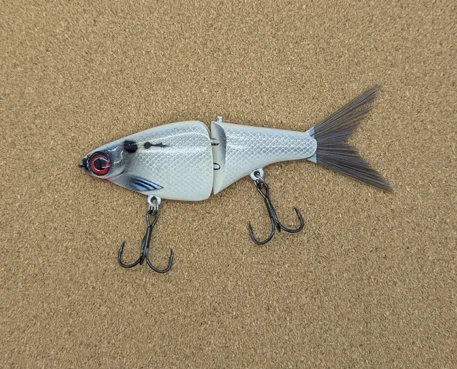 biggs minnow painted bone