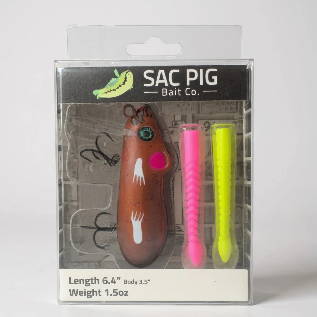 Sacpig Mischief Go Topwater ABS Rat 6.4" - Freezer Burn